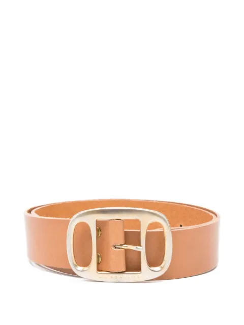 Jejia ceinture en cuir à boucle ovale