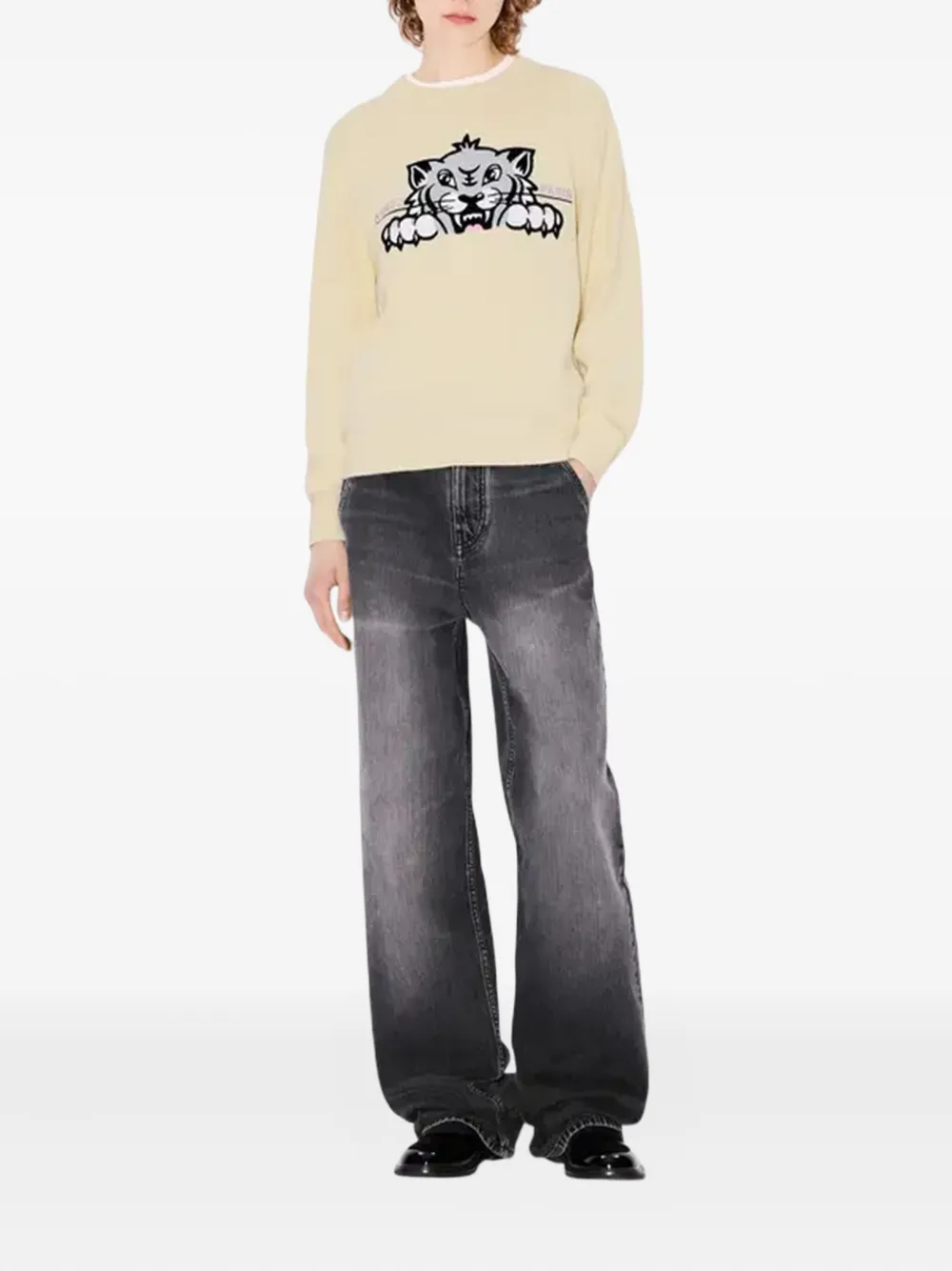 Kenzo Happy Tiger sweater Beige