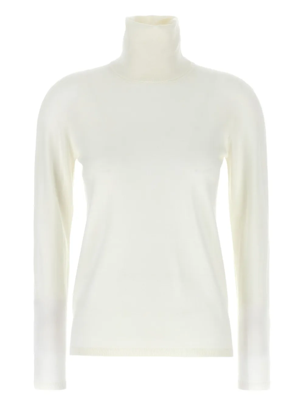 Max Mara high-neck wool sweater Wit