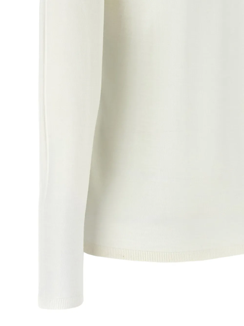 Max Mara high-neck wool sweater Wit