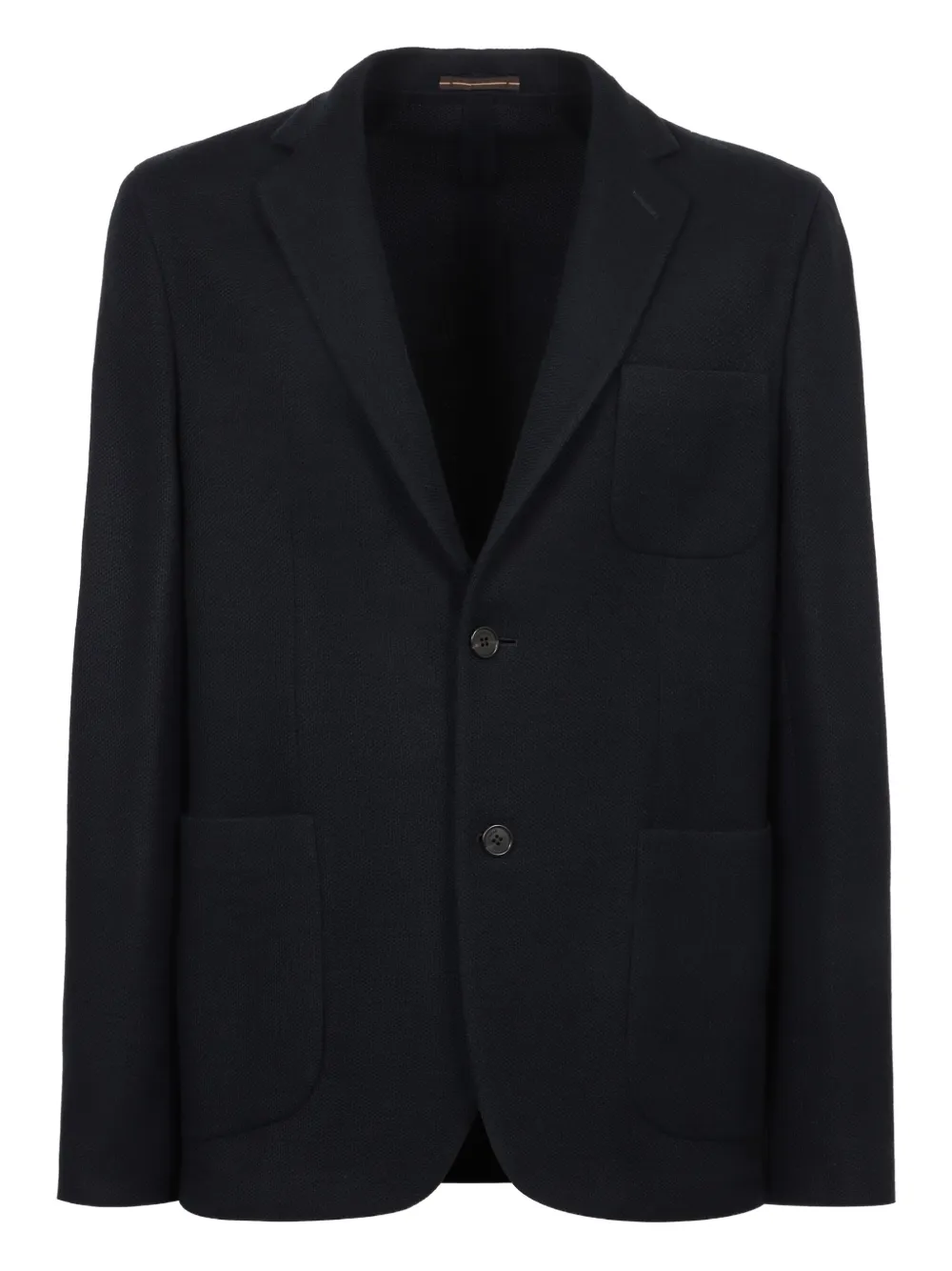 Slowear Blazer met enkele rij knopen Zwart