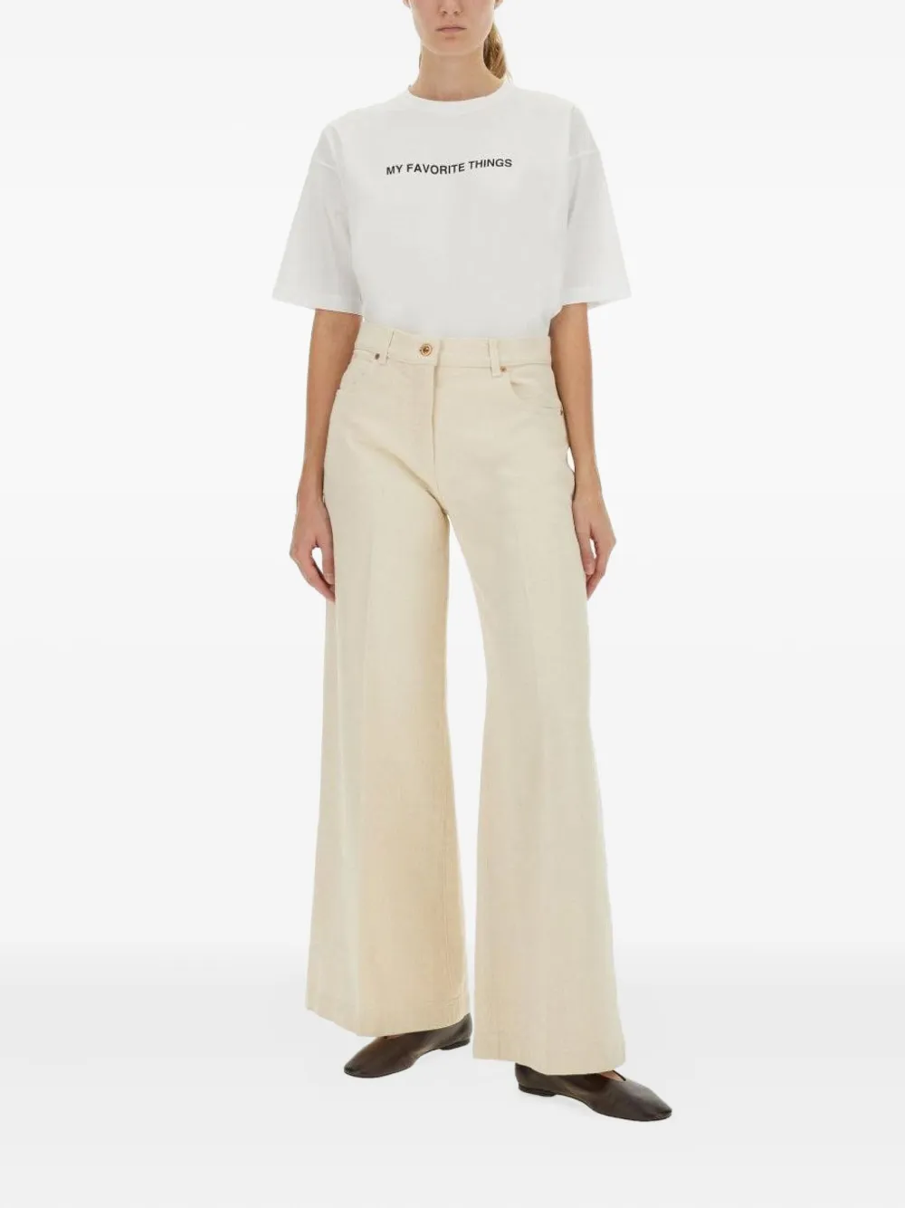 ASPESI T-shirt met ronde hals Wit