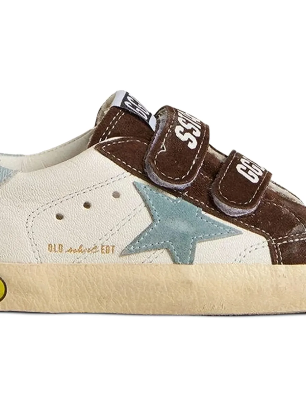 Golden Goose Kids Star touch-strap sneakers - Beige