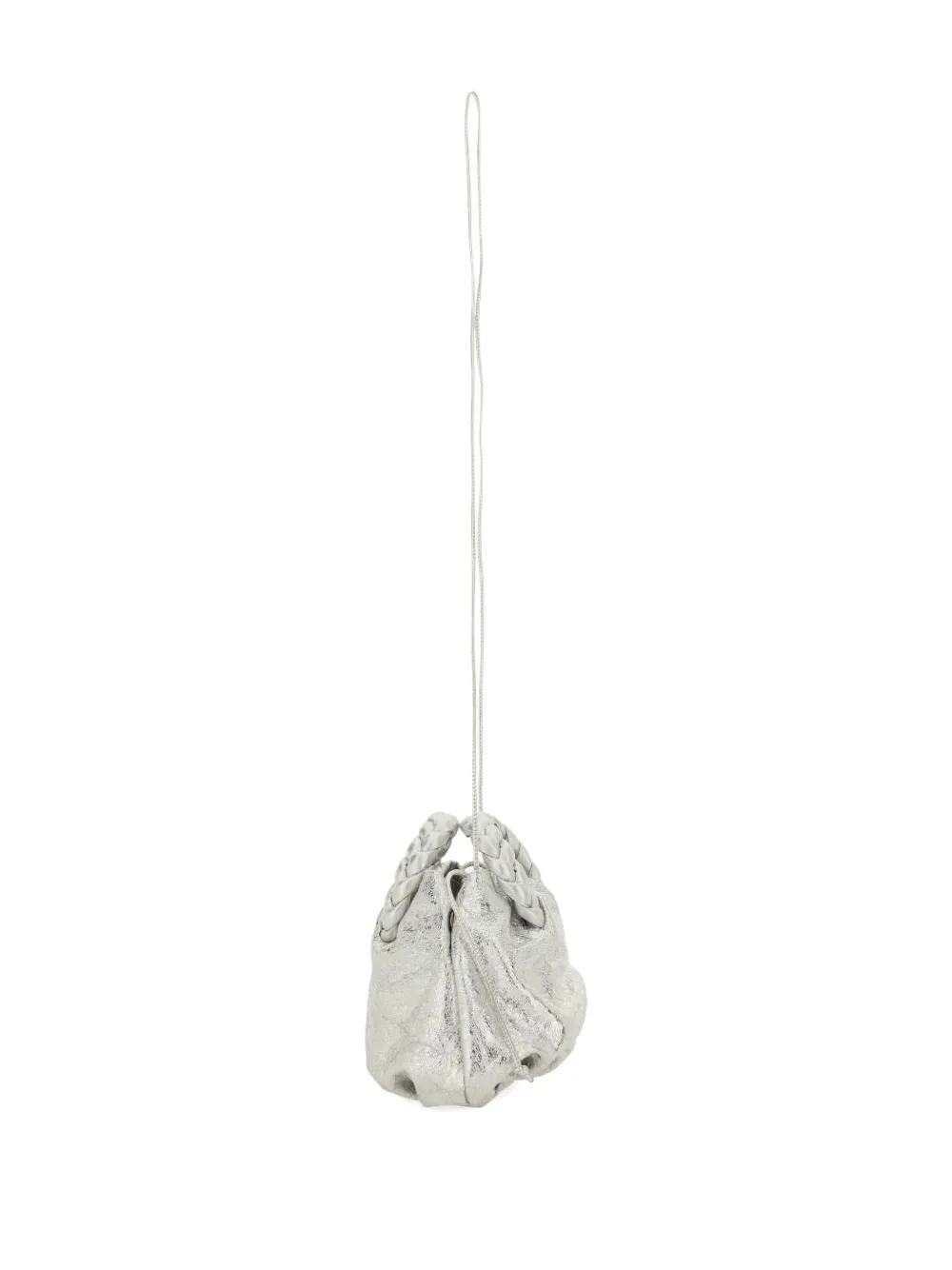  Hereu Braided Handle Tote Bag - Silver 