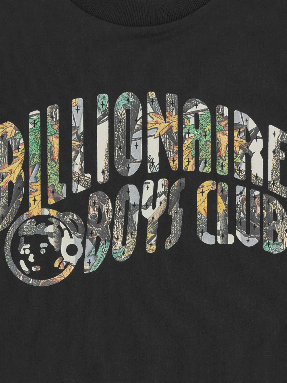 Billionaire Boys Club Kids Katoenen T-shirt met logoprint Zwart
