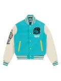 Billionaire Boys Club Kids varsity logo-patch jacket - Blue