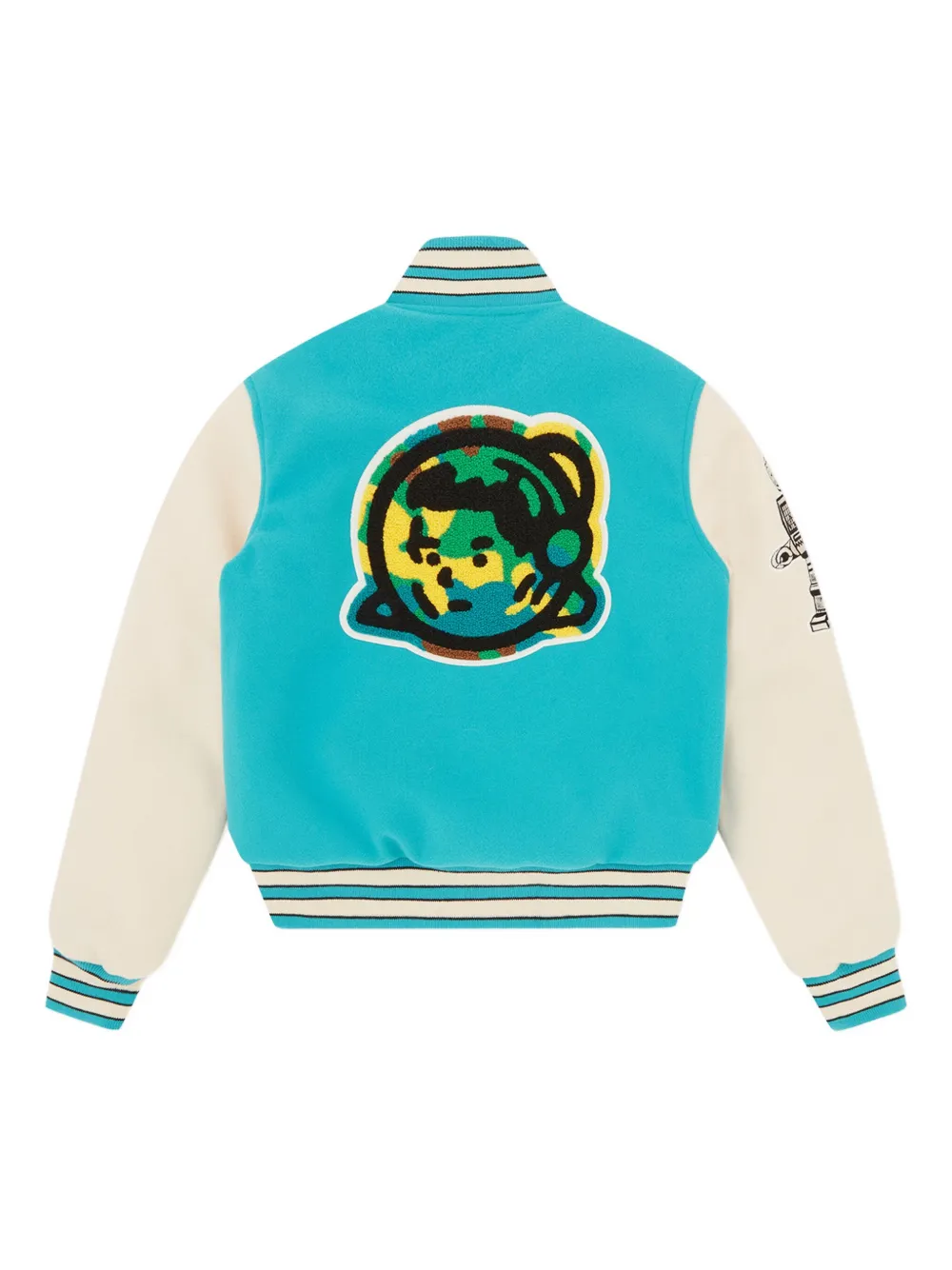 Billionaire Boys Club Kids Varsity jack met logopatch Blauw