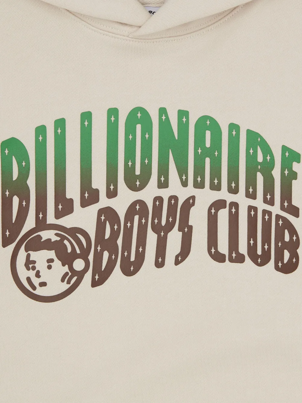 Billionaire Boys Club Kids Katoenen hoodie met logo Beige