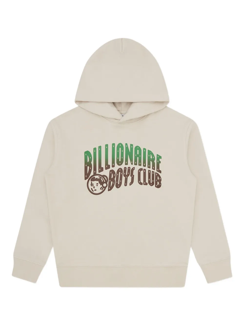 Billionaire Club Kids Katoenen hoodie met logo Beige