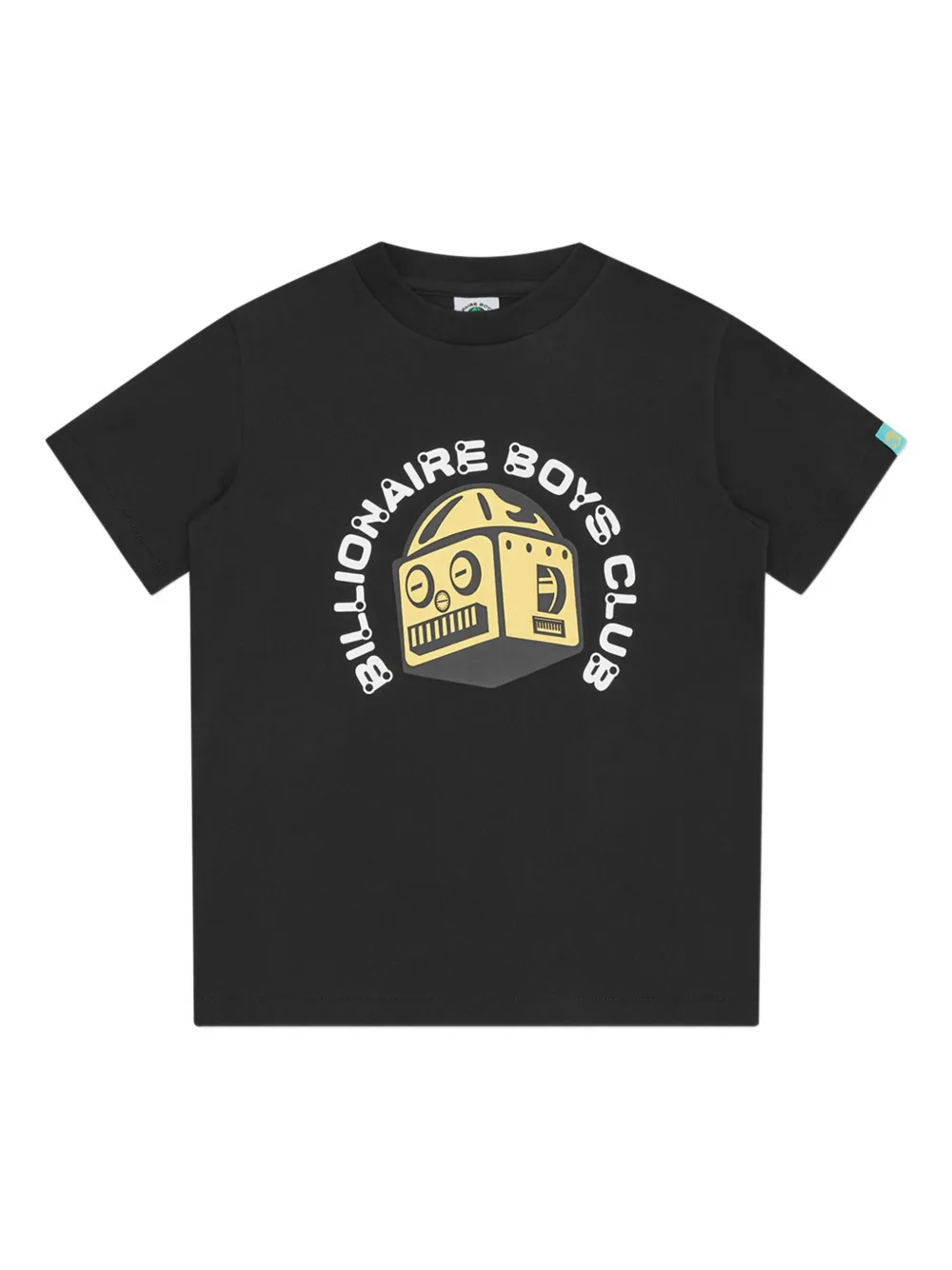 Billionaire Club Kids Katoenen T-shirt met logoprint Zwart