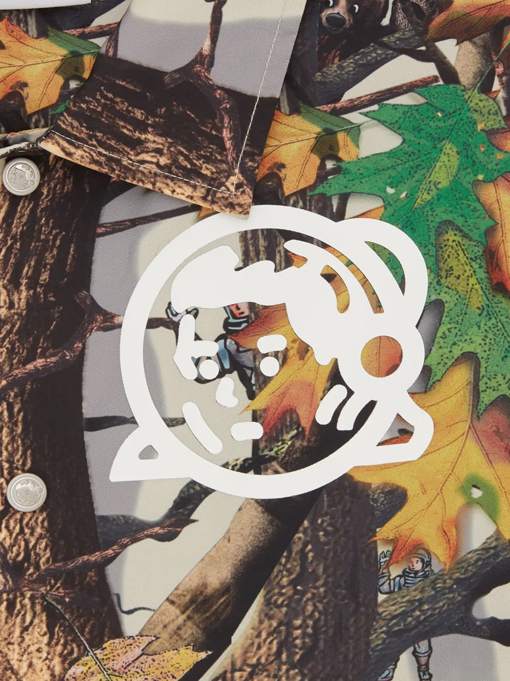 Billionaire Boys Club Kids Katoenen shirt met print Groen