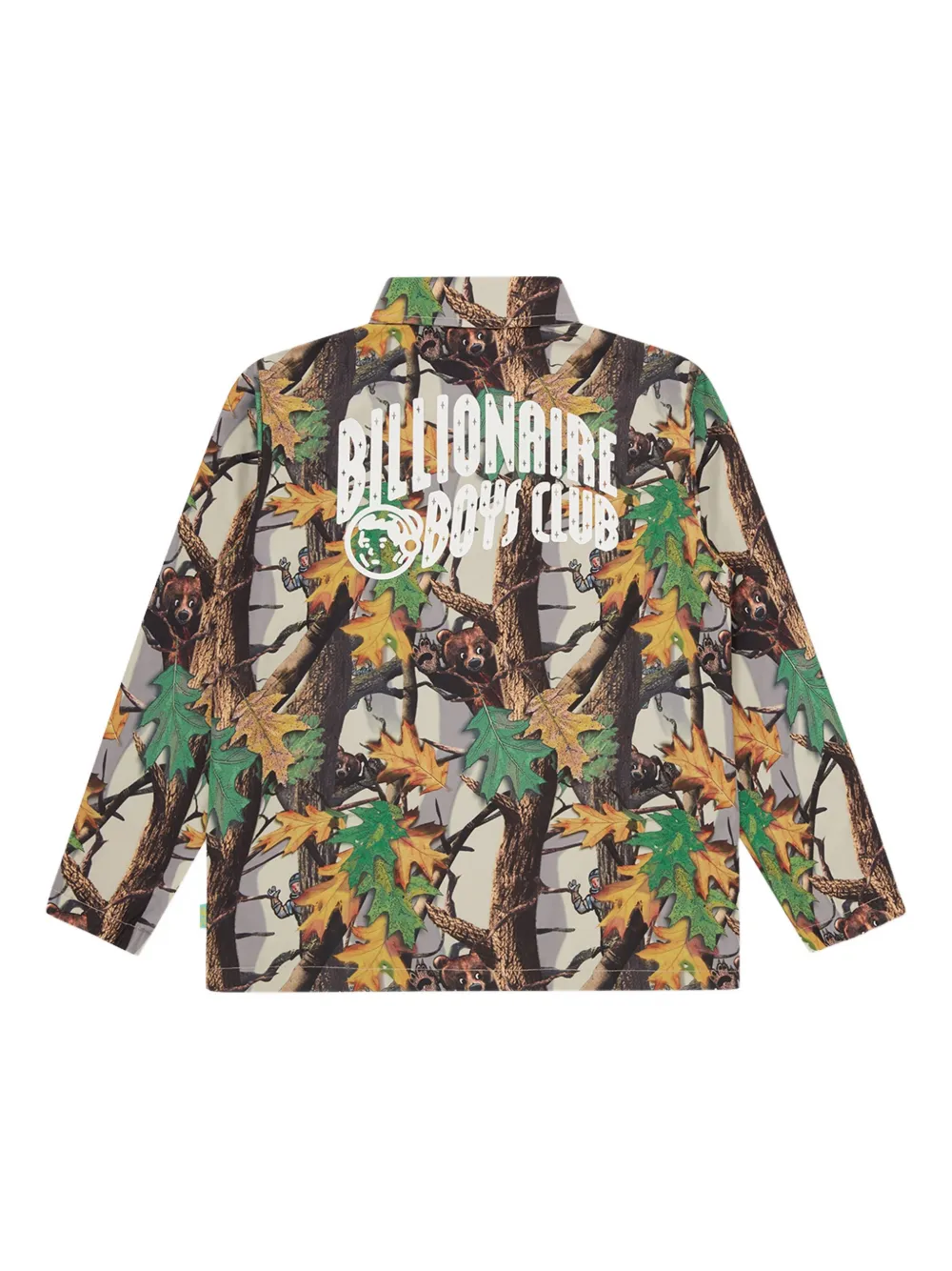 Billionaire Boys Club Kids Katoenen shirt met print Groen