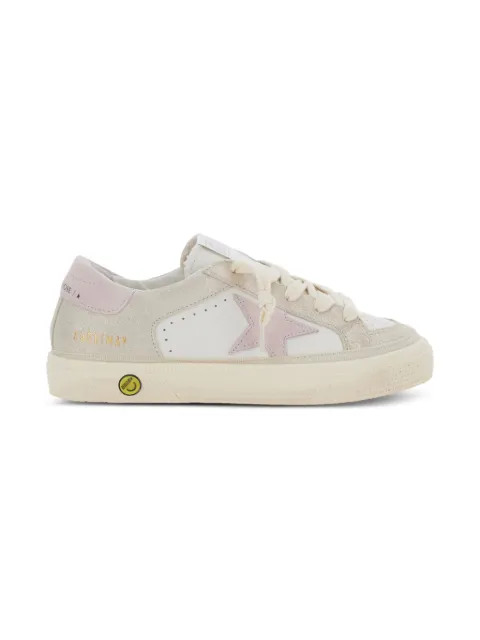 Golden Goose Kids star-appliqué sneakers