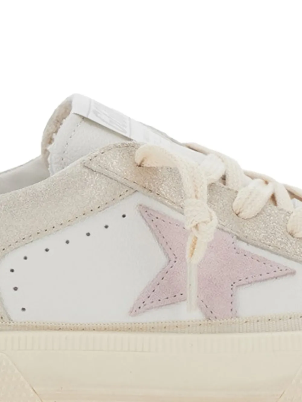 Golden Goose Kids Sneakers met ster applicatie Beige