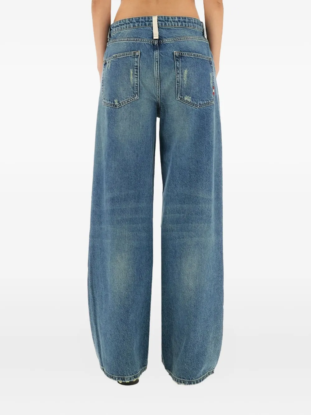 Amish Distressed Jeans In Blue