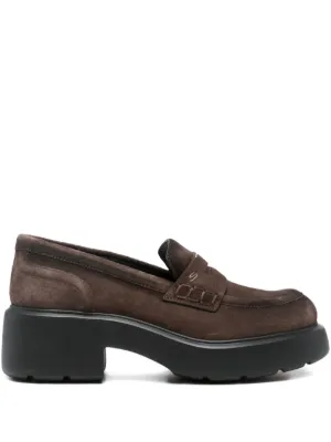 Maison Margiela Tabi レザーローファー | ブラック | FARFETCH JP