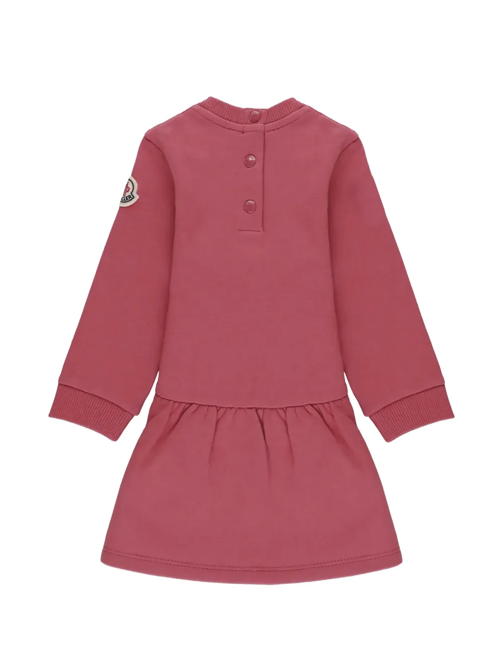 Moncler Enfant Jurk met hartprint Roze