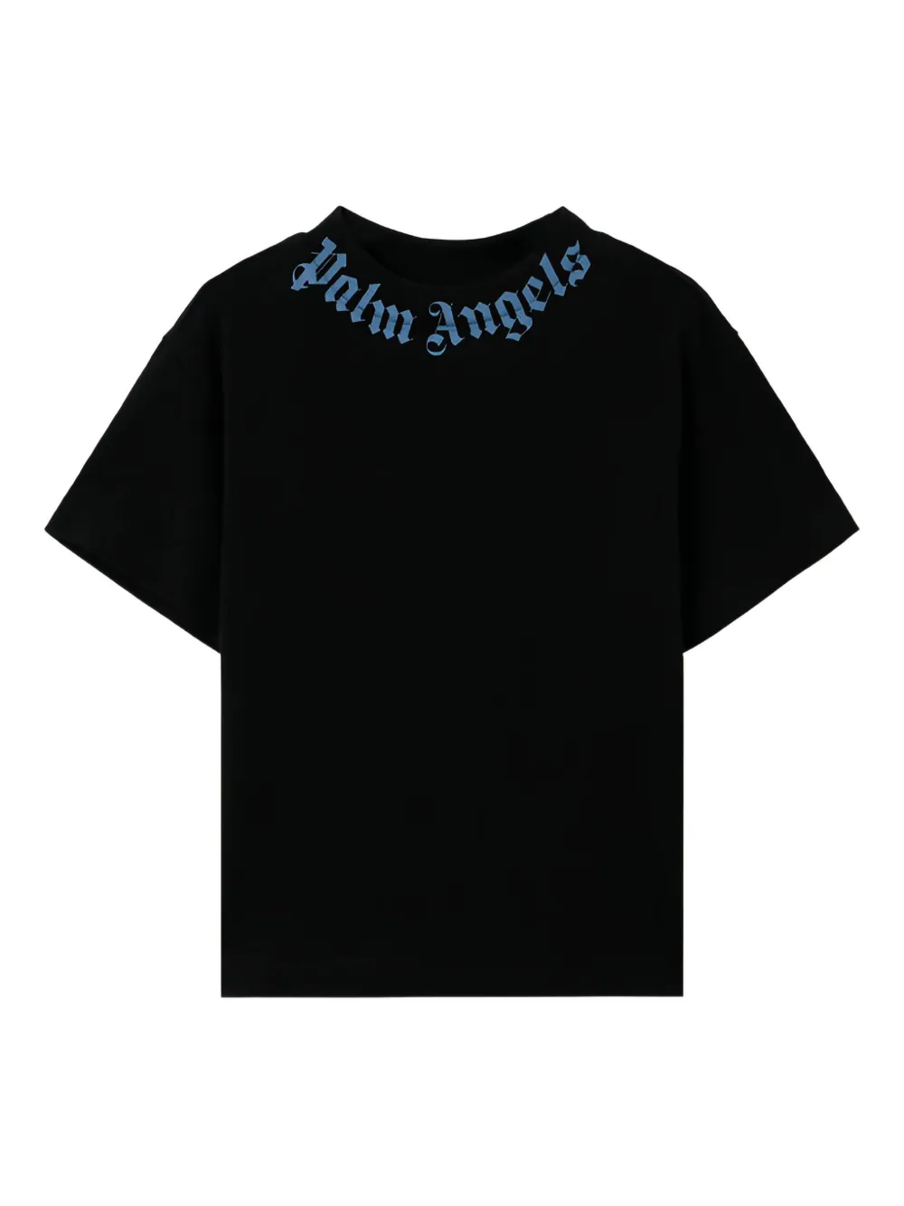 Palm Angels Kids T-shirt met logoprint Zwart