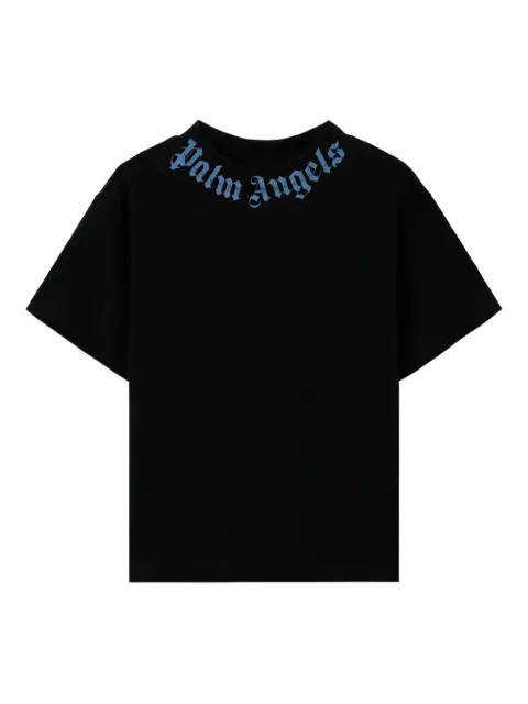 Palm Angels Kids playera con logo estampado