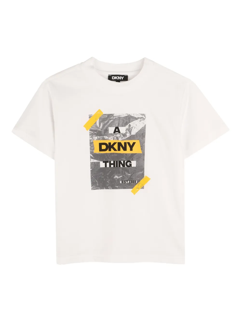 Dkny Kids Grafisch T-shirt Wit