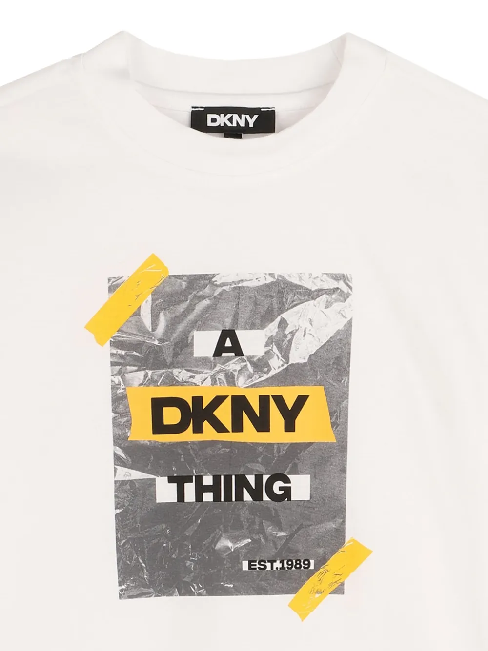 Dkny Kids Grafisch T-shirt Wit
