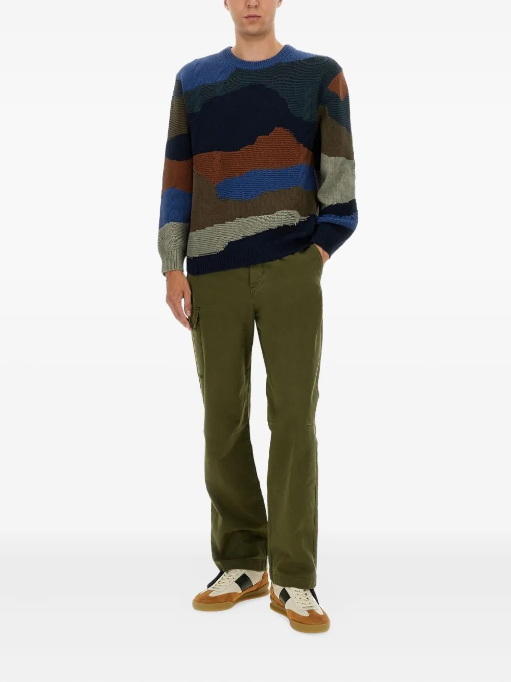 PS Paul Smith cargo pocket trousers - Groen