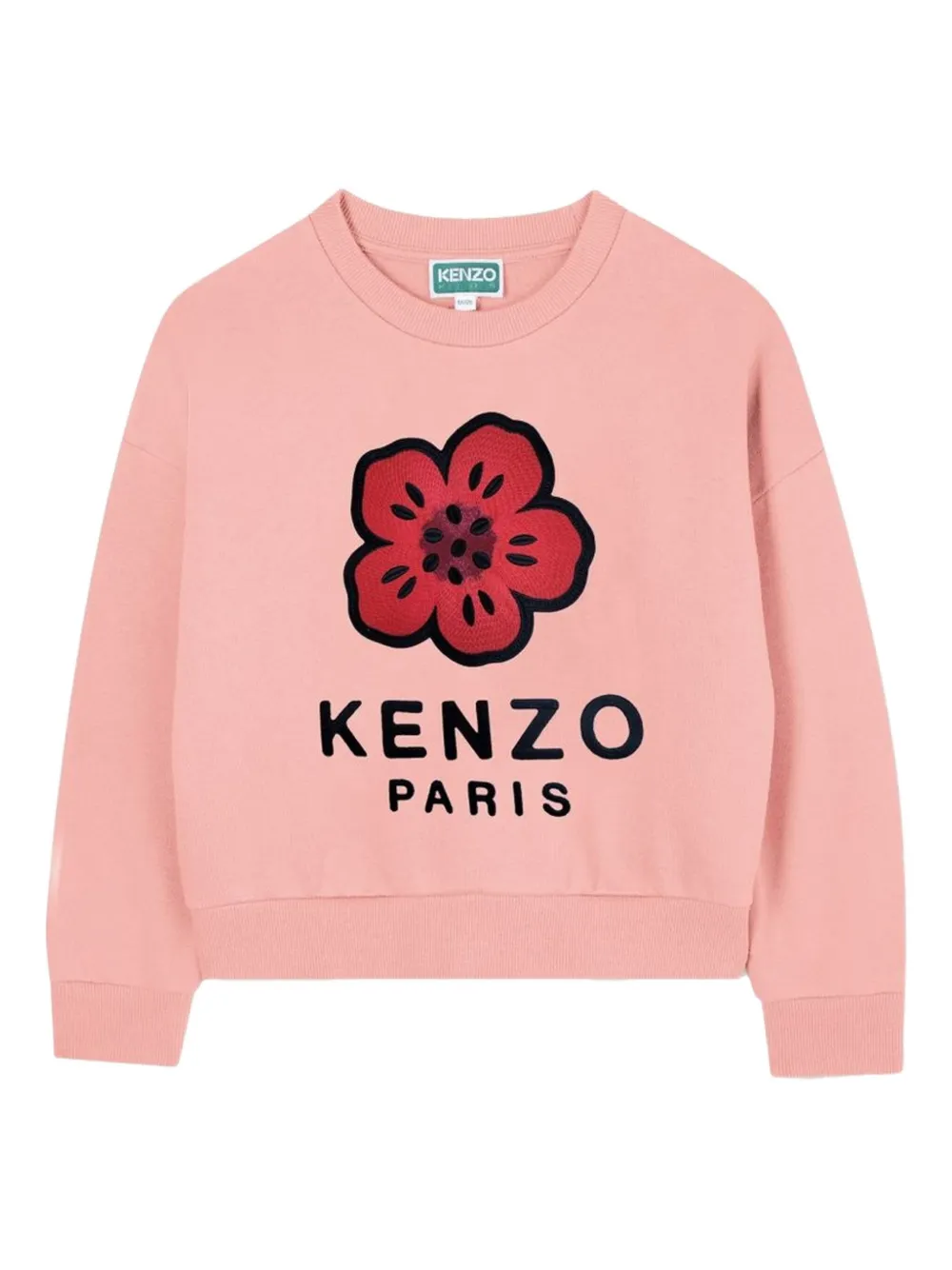 Kenzo Kids floral sweatshirt - Rosa