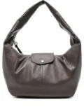 Longchamp large Le Pliage Xtra leather shoulder bag - Brown