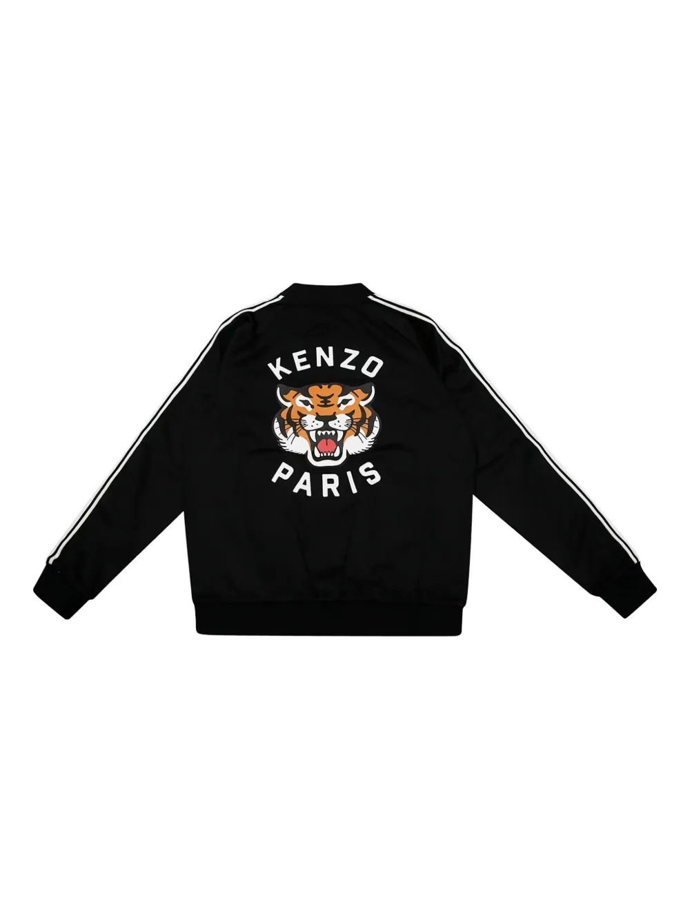 Kenzo Kids Sweater met tijgerprint Zwart