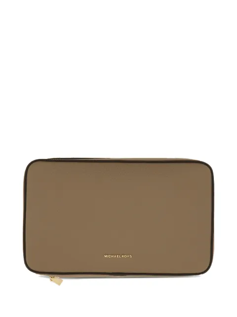 Michael Michael Kors logo-plaque leather wallet
