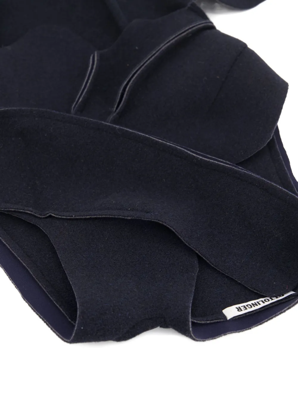 Ottolinger Cut-out Felted Top In Blue