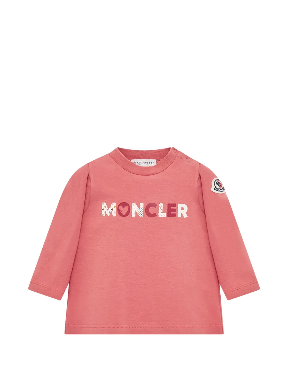 Moncler Enfant Top met logo Roze