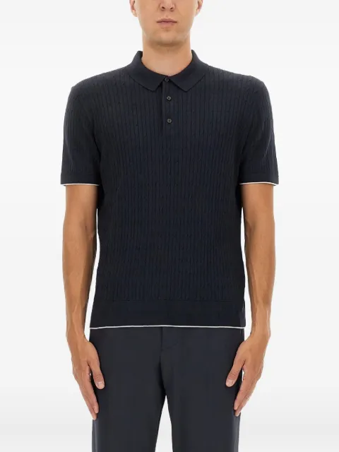 BOSS ribbed polo shirt