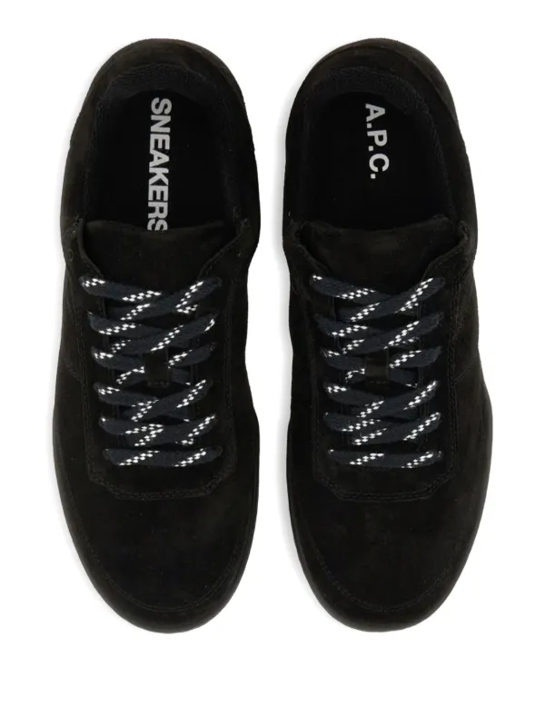 A.P.C. レースアップ スニーカー | ブラック | FARFETCH JP