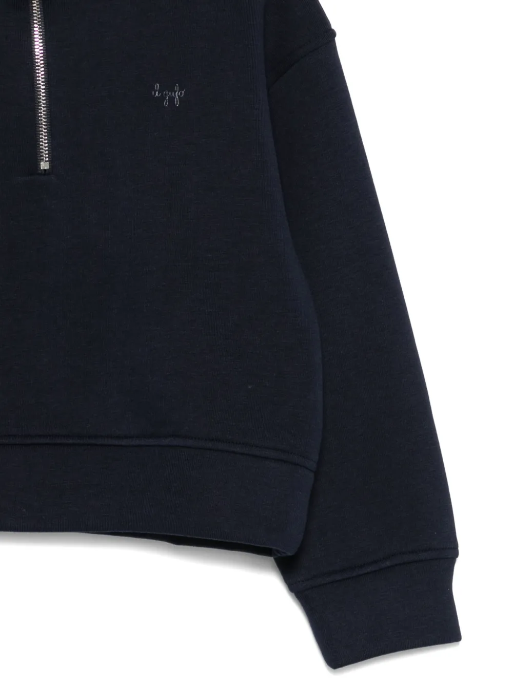 Il Gufo Sweater met rits Blauw