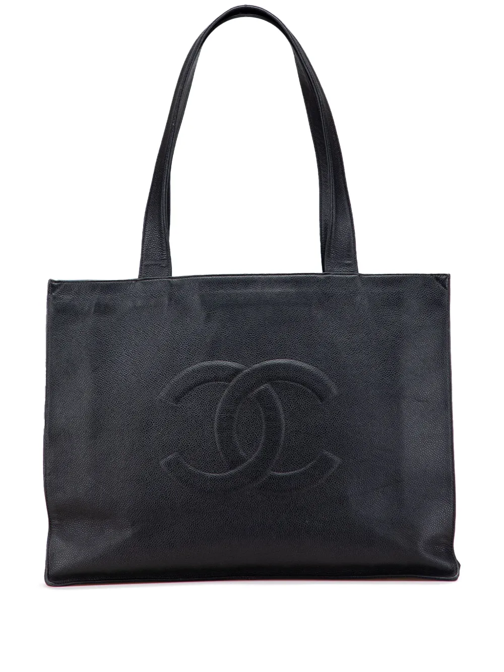 CHANEL Pre-Owned 1996-1997 Caviar CC tote bag - ブラック CHANEL Pre-Owned 1996-1997 Caviar CC tote bag - ブラック