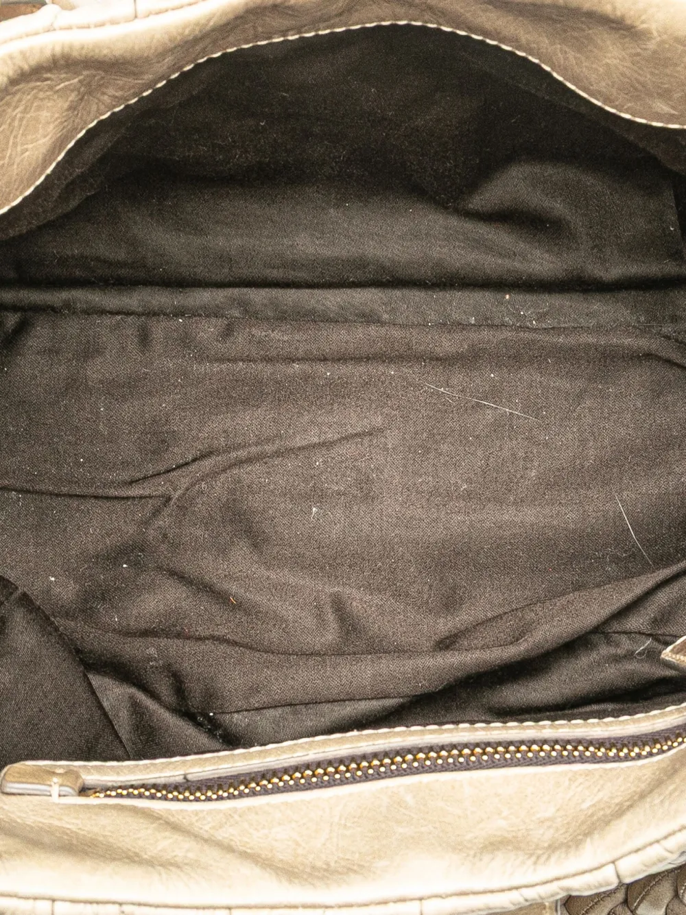 Pre-owned Miu Miu 2010 Matelasse Lambskin Satchel In Brown