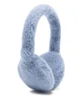 Il Gufo fleece-texture earmuffs - Blue