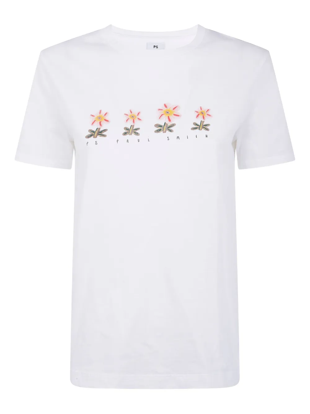 Paul Smith フローラル Tシャツ - ホワイト Paul Smith フローラル Tシャツ - ホワイト