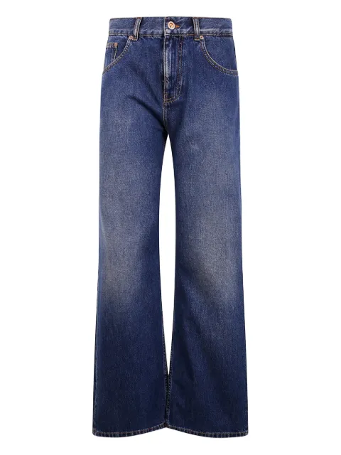 ASPESI patch-detail cotton jeans