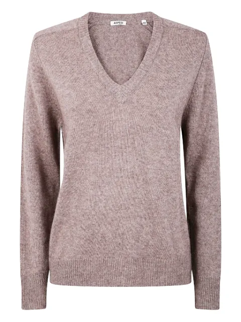 ASPESI V-neck wool top