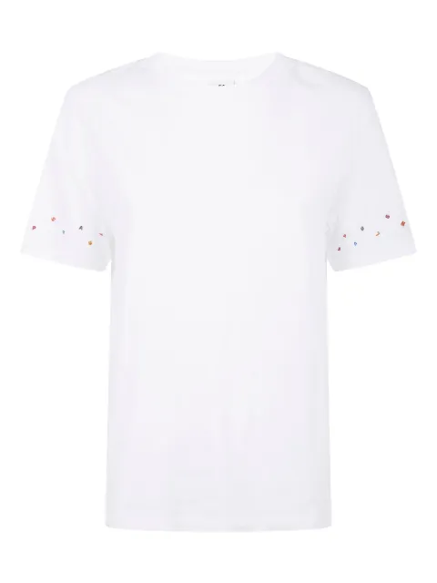 Paul Smith embroidered-sleeve cotton T-shirt
