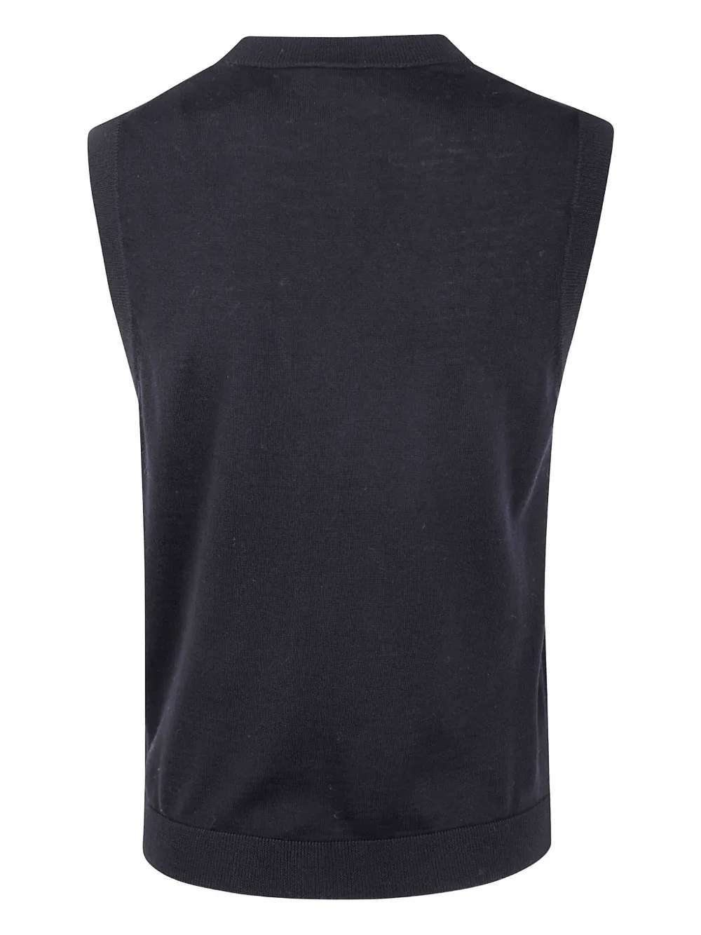 Paul Smith Button-front Sleeveless Vest In Black