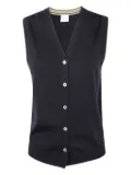 Paul Smith button-front sleeveless vest - Black