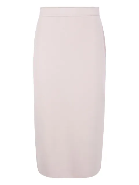 D.Exterior pencil midi skirt