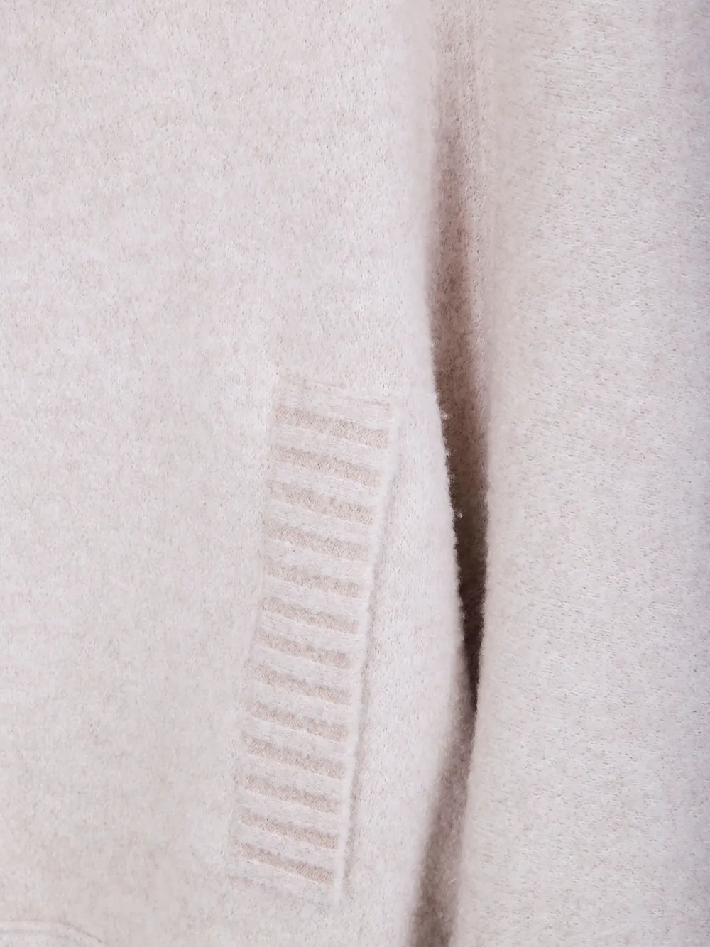 D Exterior Zippered Long-sleeved Casual Jacket In Neutral