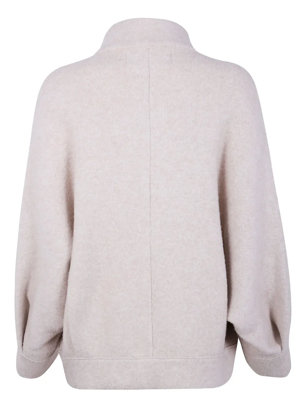 D Exterior Zippered Long-sleeved Casual Jacket In Neutral