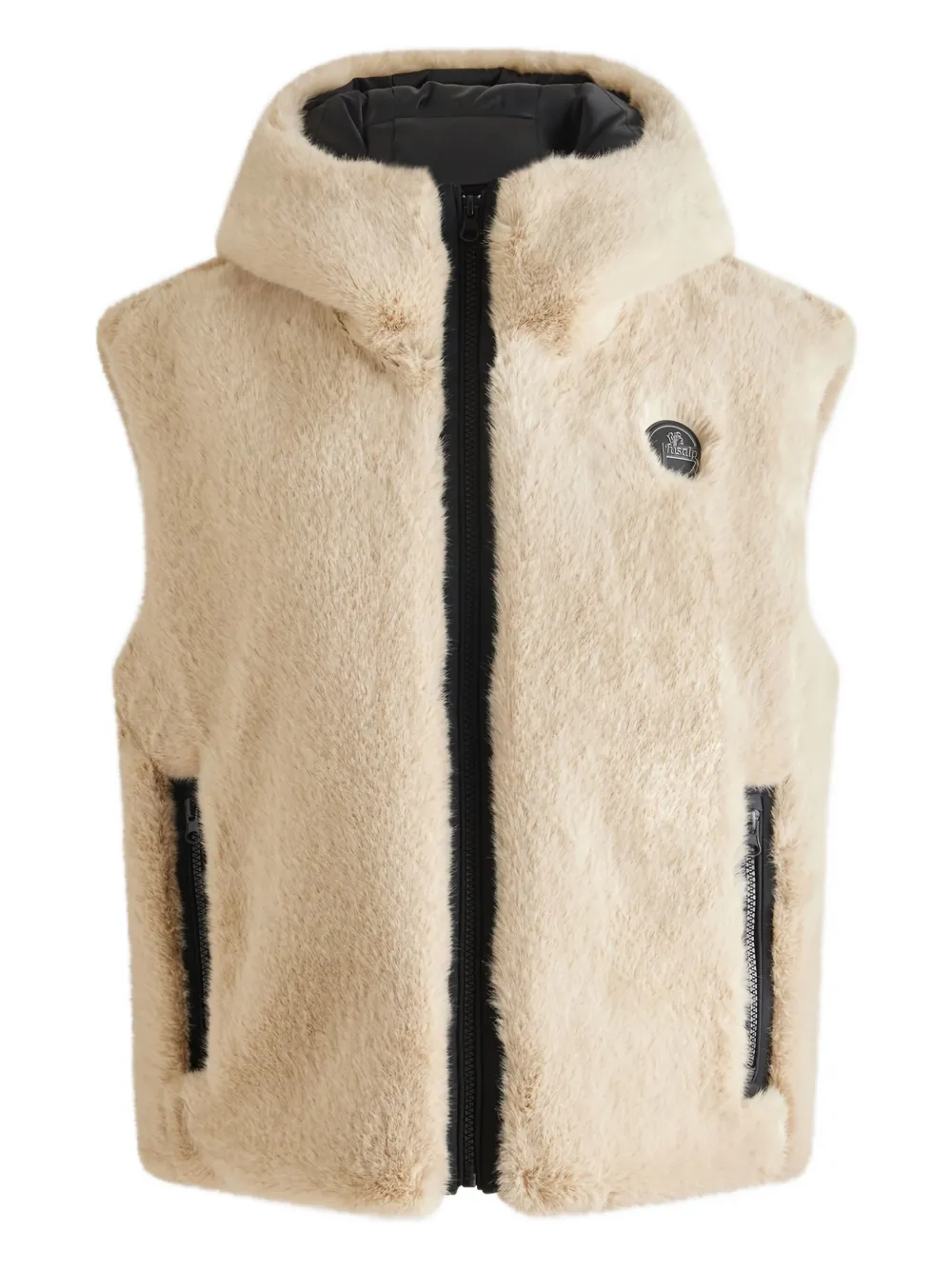 Fusalp Paula Alpine Faux-fur Gilet In Neutral
