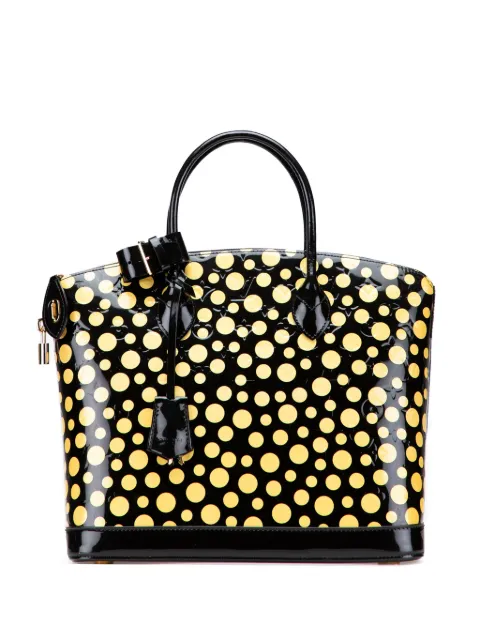 Louis Vuitton Pre-Owned 2012 Yayoi Kusama Monogram Infinity Dots Lockit MM handbag