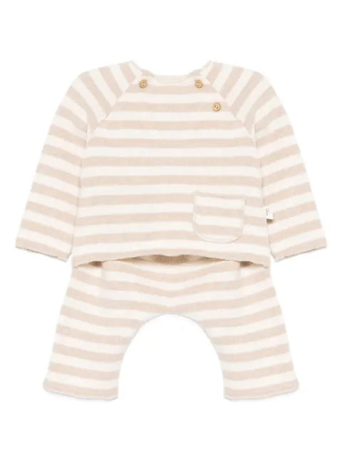 TEDDY & MINOU striped knitted trouser set 